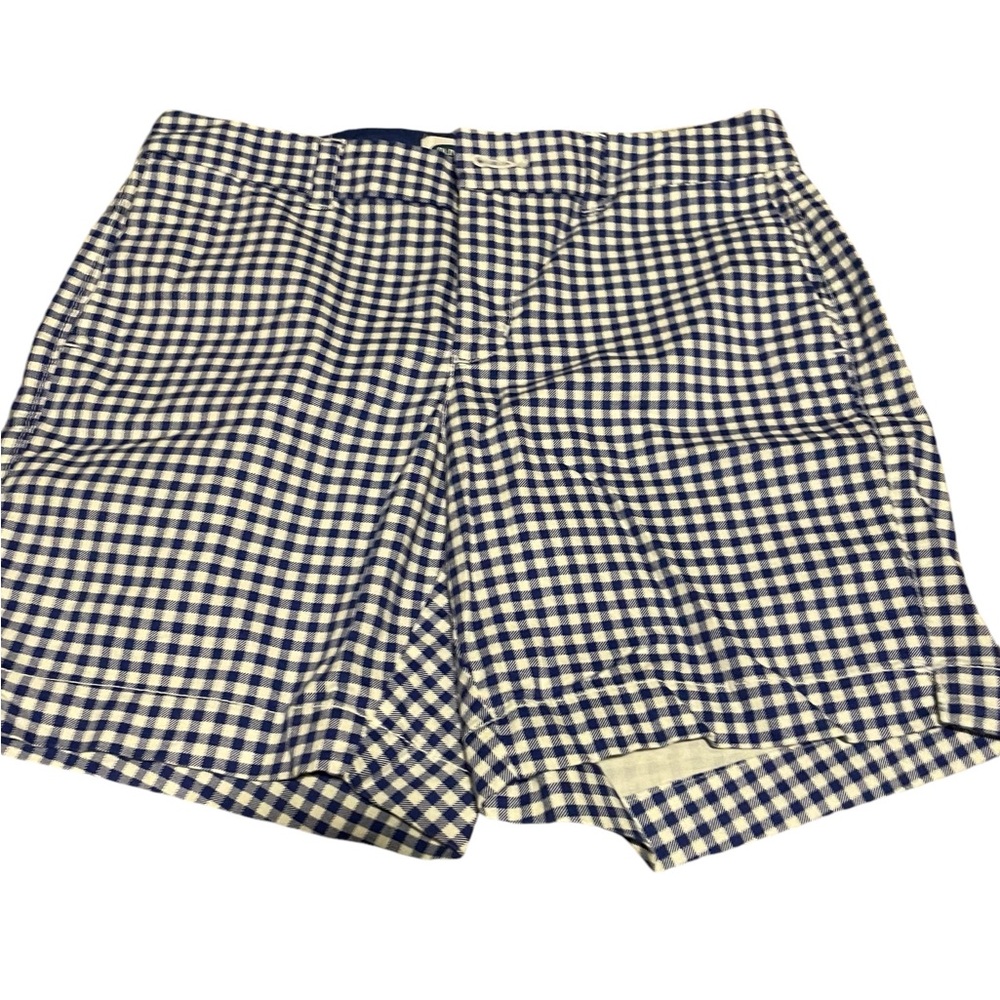 Old Navy blue and white checkered shorts